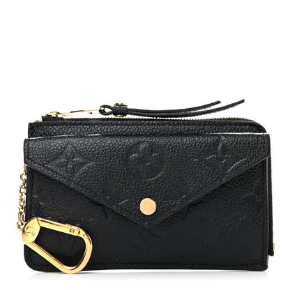 Louis Vuitton Empreinte Recto Verso Card Holder Black 1 of 6