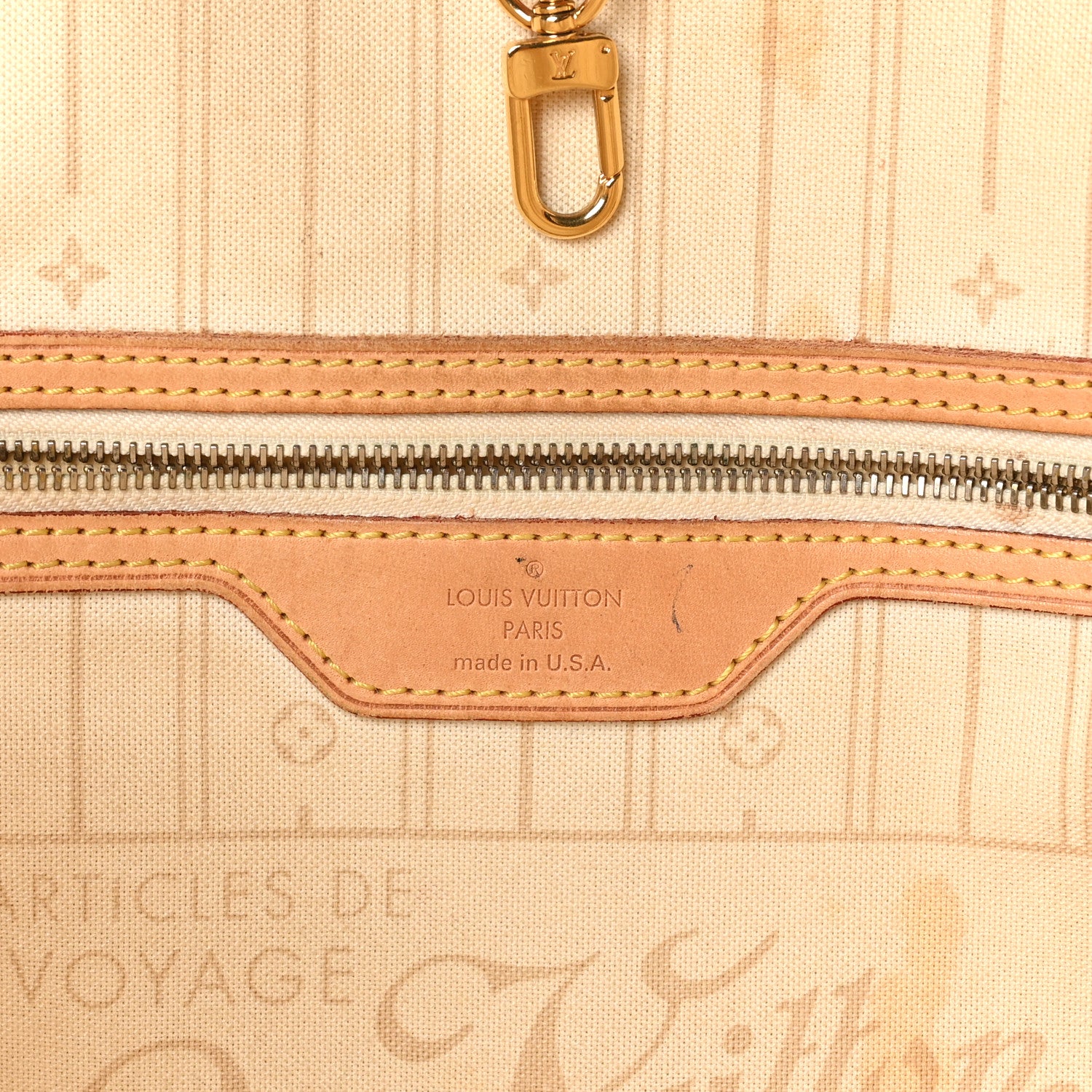 Louis Vuitton Damier Azur Neverfull GM 6 of 10