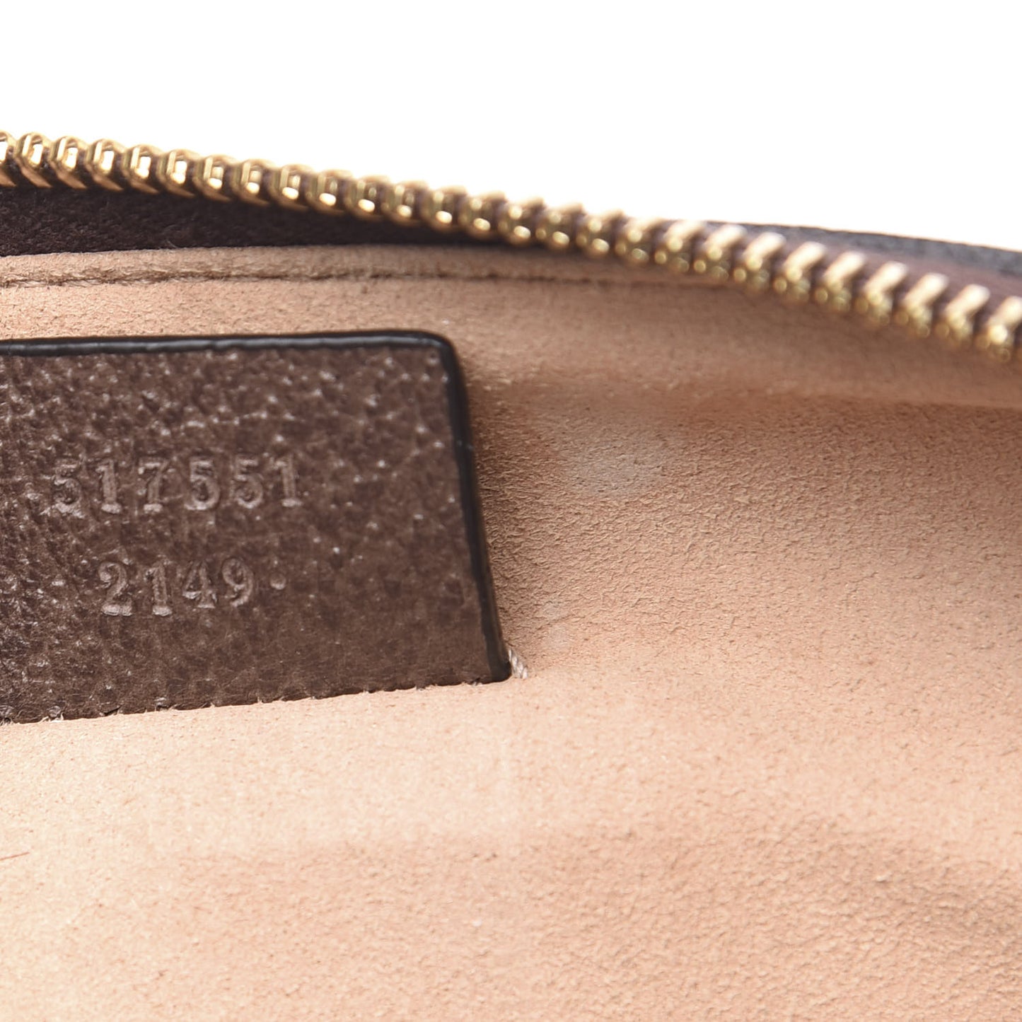 GG Supreme Monogram Large Ophidia Pouch Clutch Brown
