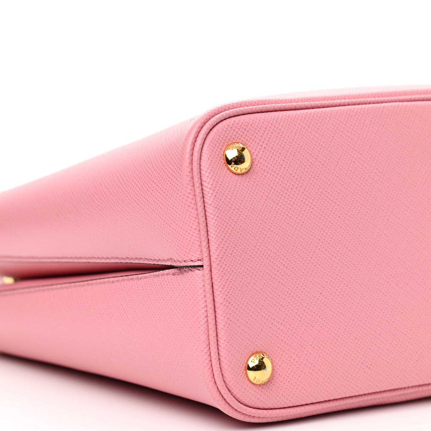 Saffiano Cuir Medium Panier Bucket Bag Petalo Black