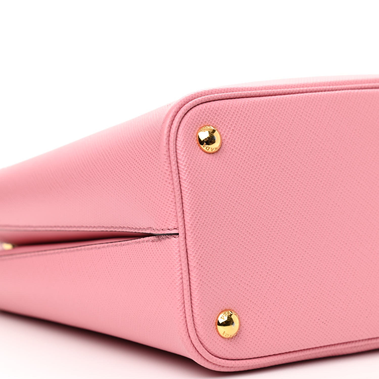 Prada Saffiano Cuir Medium Panier Bucket Bag Petalo Black 8 of 8