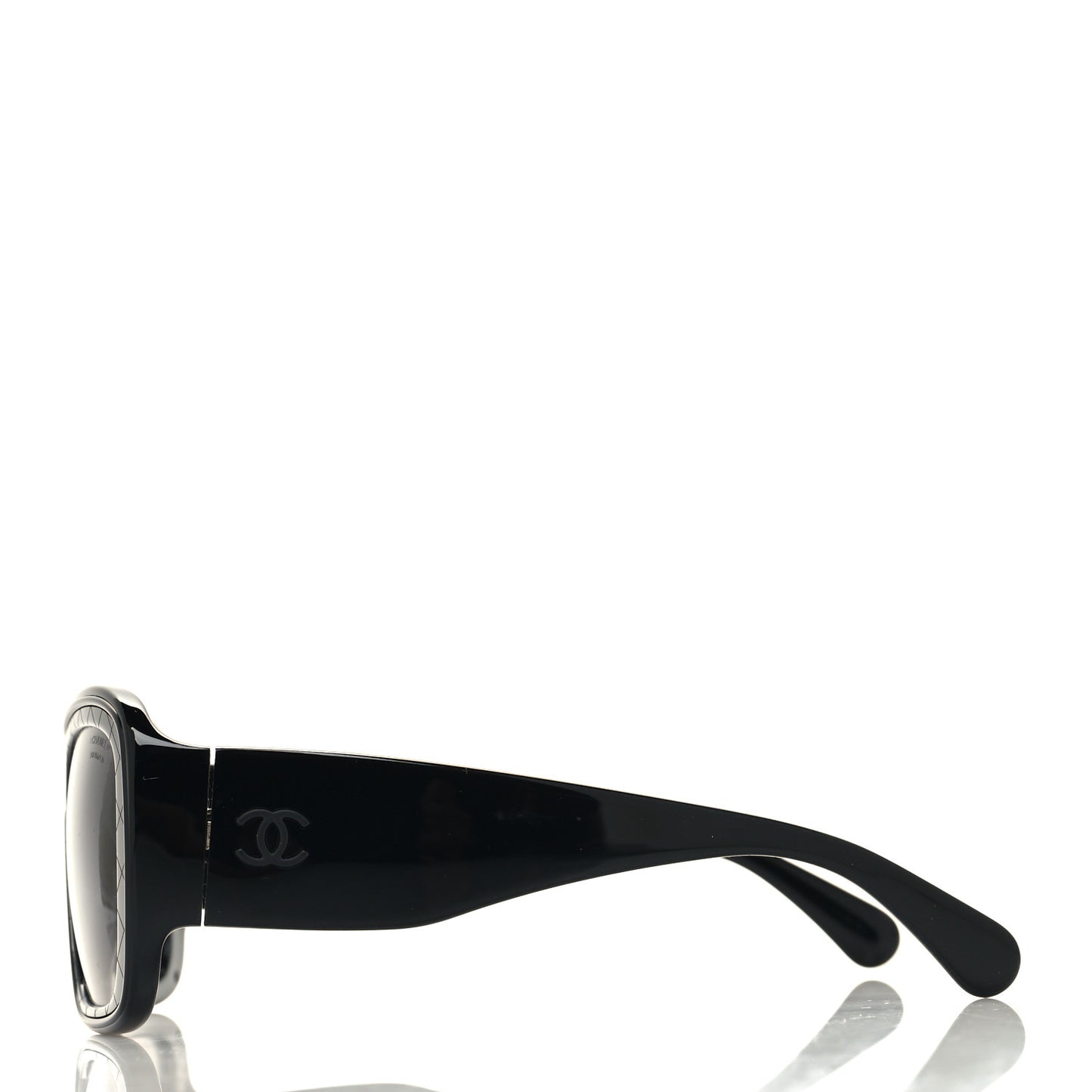 Acetate Polarized Rectangle Sunglasses 5395 Black