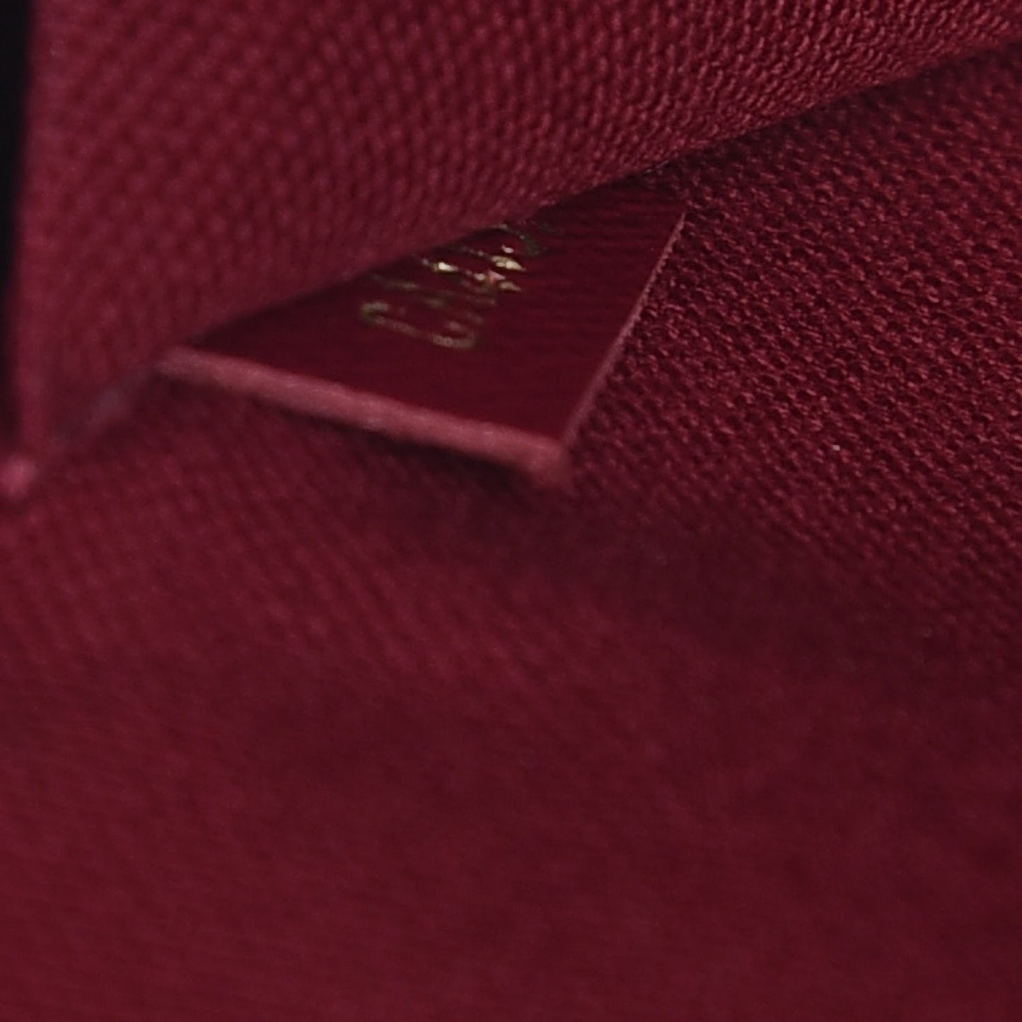 Monogram Pochette Felicie Chain Wallet Fuchsia