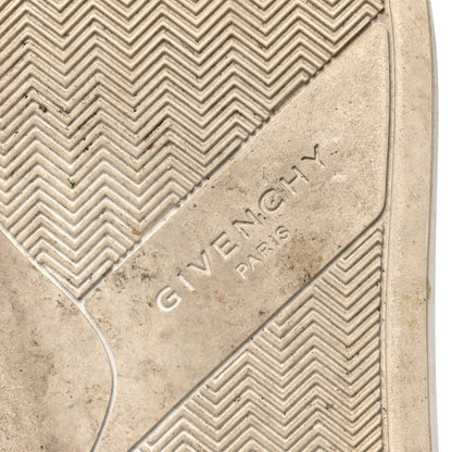 Givenchy Calfskin Band Logo Womens Urban Street Sneakers 38.5 White Black 6 of 13