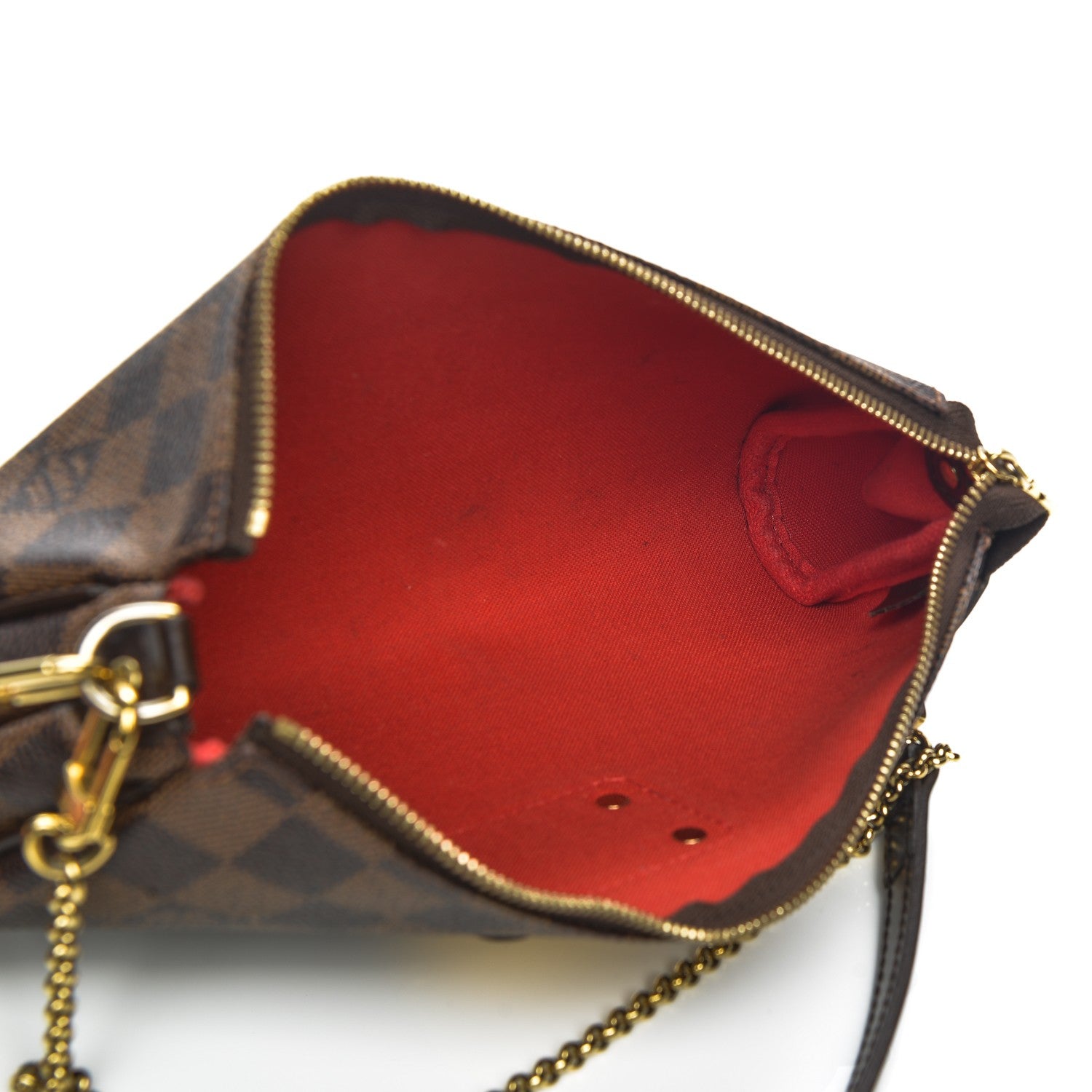 Louis Vuitton Damier Ebene Eva Clutch 5 of 8