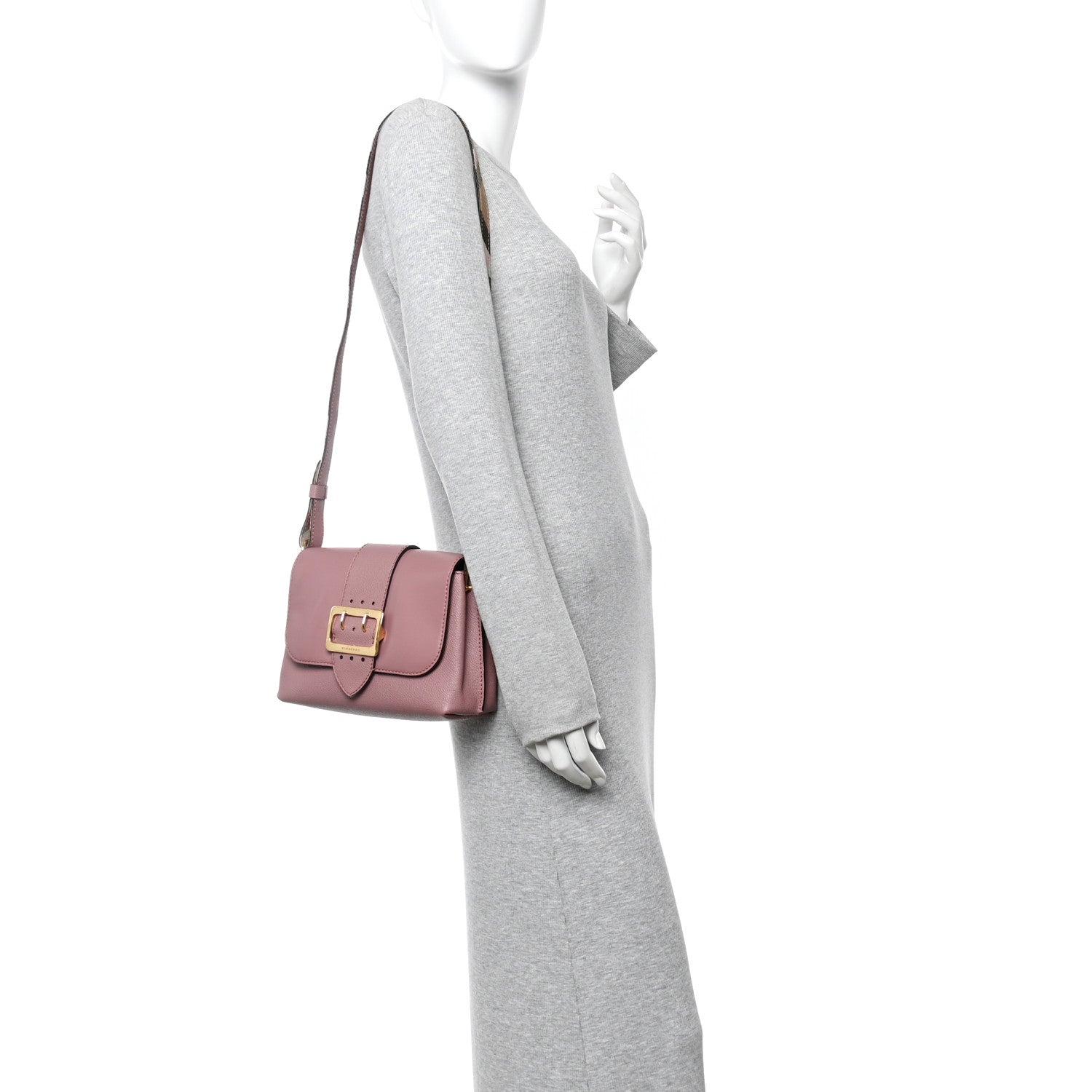 Burberry Soft Grain Calfskin Small Medley Crossbody Dusty Pink 2 of 14