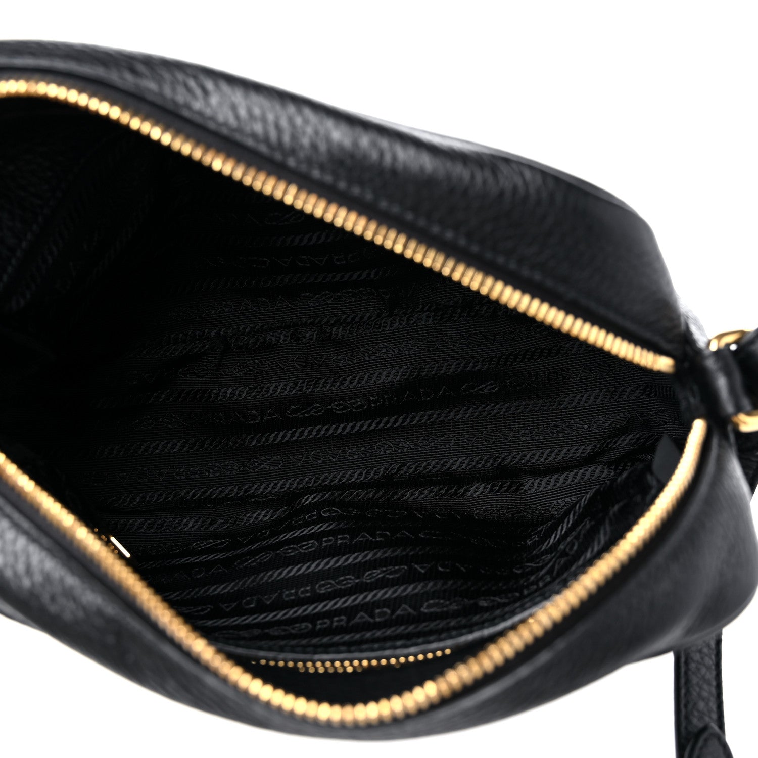 Prada Vitello Daino Camera Crossbody Black 5 of 10