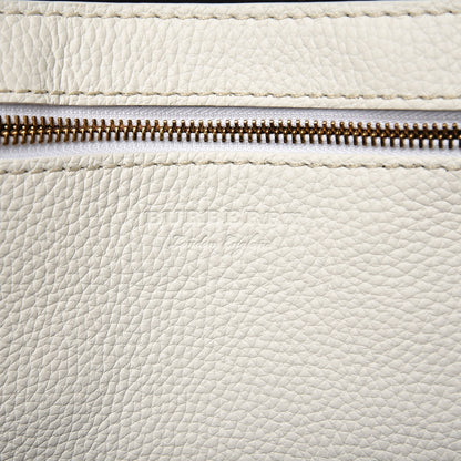 Burberry Grainy Calfskin Remington Tote Chalk White 6 of 7