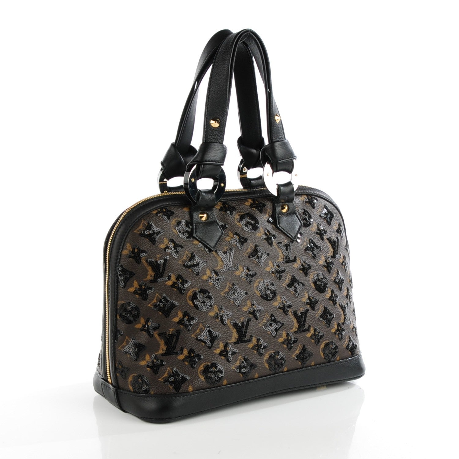 Louis Vuitton Monogram Sequins Eclipse Alma Black 3 of 8