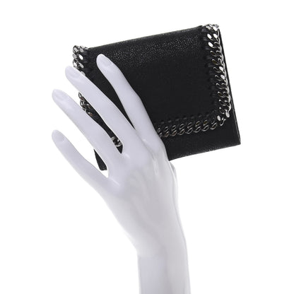 Stella McCartney Shaggy Deer Small Falabella Flap Wallet Black 2 of 8