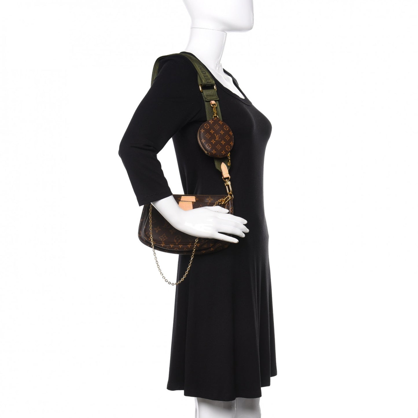 Monogram Multi Pochette Accessories Kaki