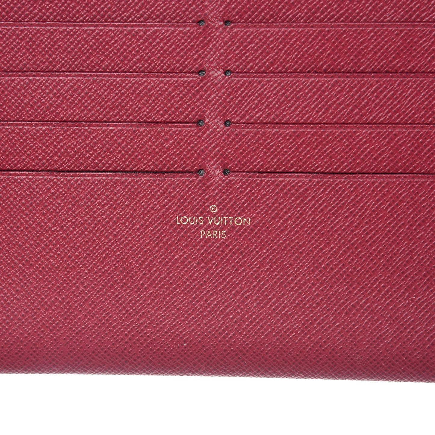 Calfskin Felicie Card Holder Insert Fuchsia