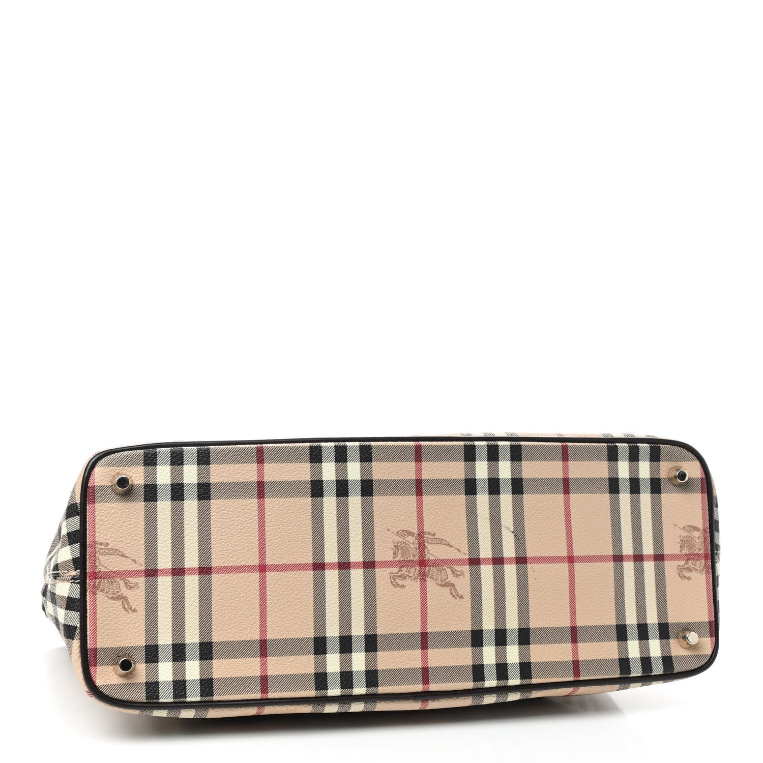 Burberry Haymarket Check Medium Regent Tote Chocolate 4 of 10