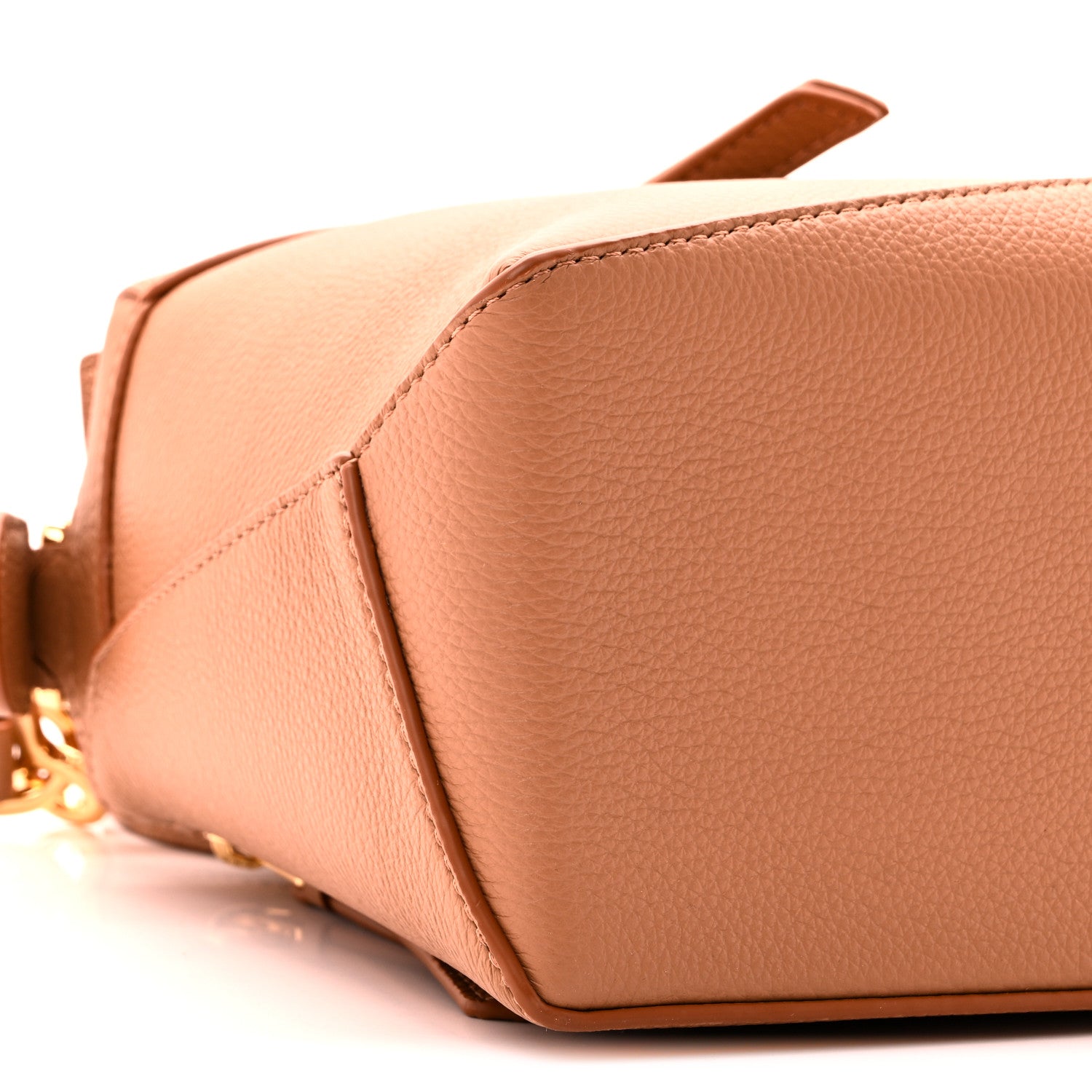 Loewe Grained Calfskin Small Puzzle Bag Toffee 8 of 9