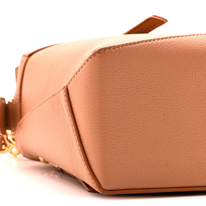 Loewe Grained Calfskin Small Puzzle Bag Toffee 8 of 9