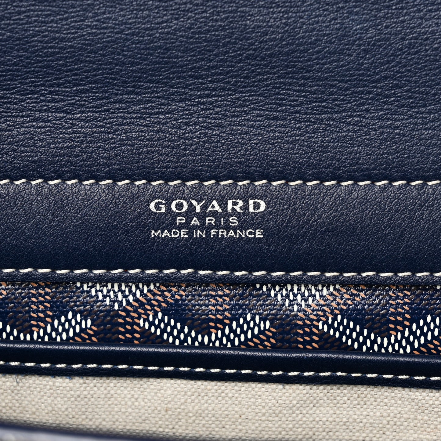 Goyardine Rouette PM Blue Marine