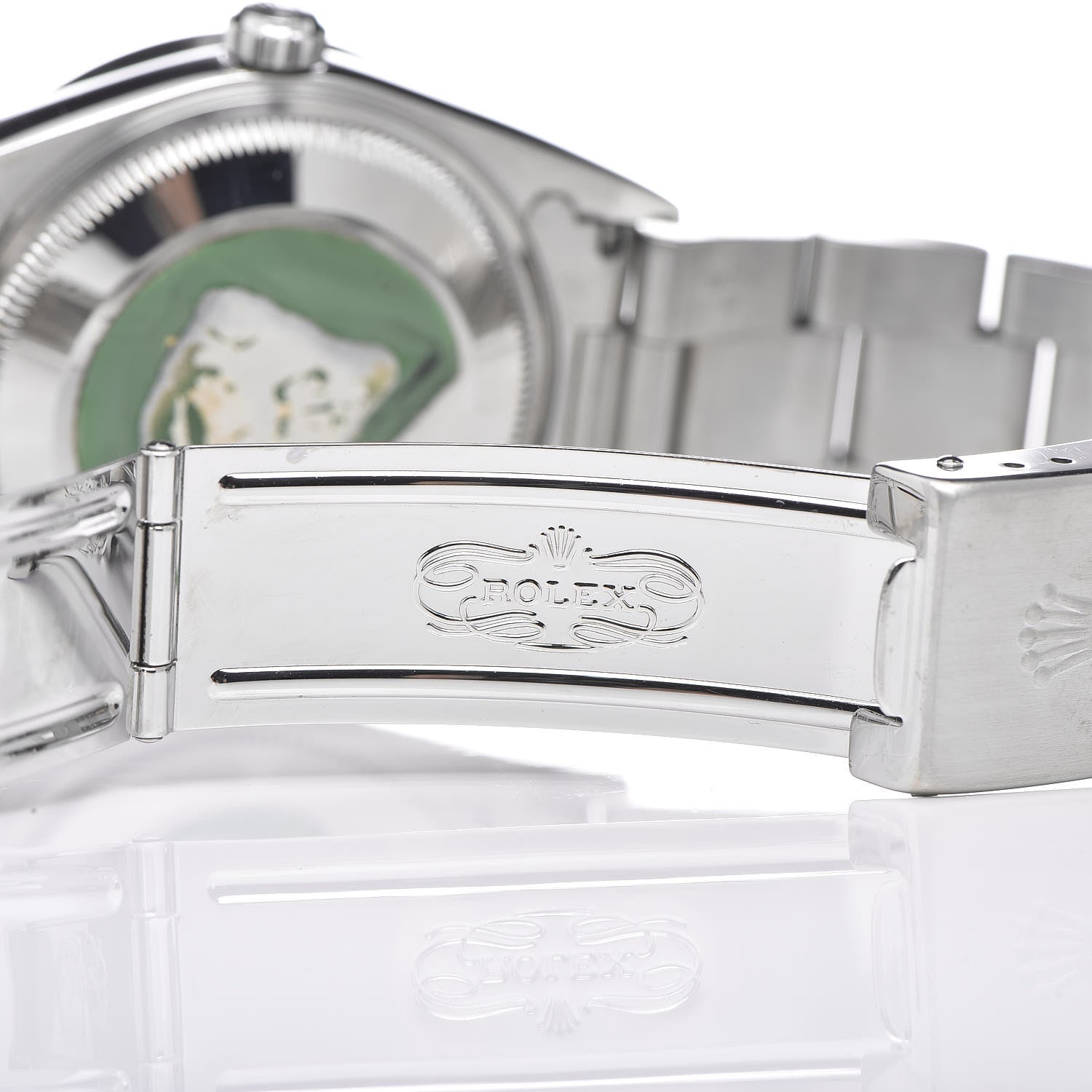 Rolex Stainless Steel 34mm Oyster Perpetual Date Watch Silver 15210 6 of 7