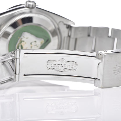 Rolex Stainless Steel 34mm Oyster Perpetual Date Watch Silver 15210 6 of 7