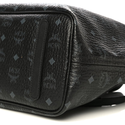 MCM Visetos Medium Reversible Shopper Tote Black 10 of 13