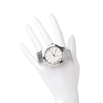 Gucci Stainless Steel 38mm G-Timeless Quartz Watch 2 of 7