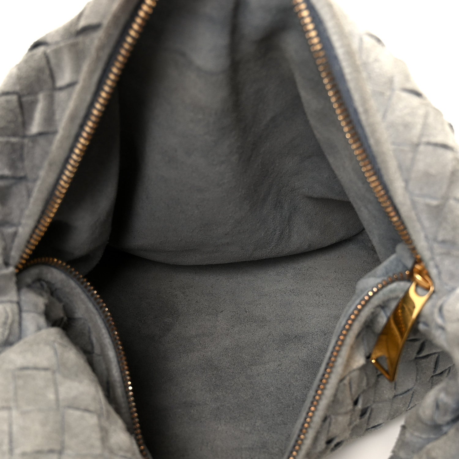 Bottega Veneta Suede Calfskin Intrecciato Teen Jodie Hobo Thunder 4 of 10