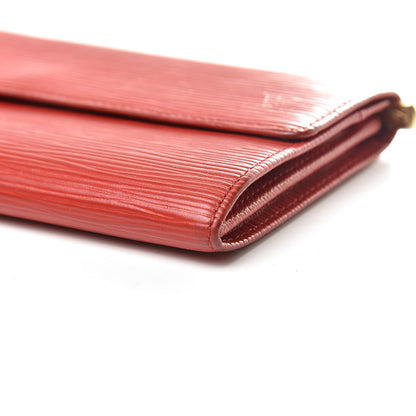 Louis Vuitton Epi Sarah Wallet Coquelicot 8 of 18