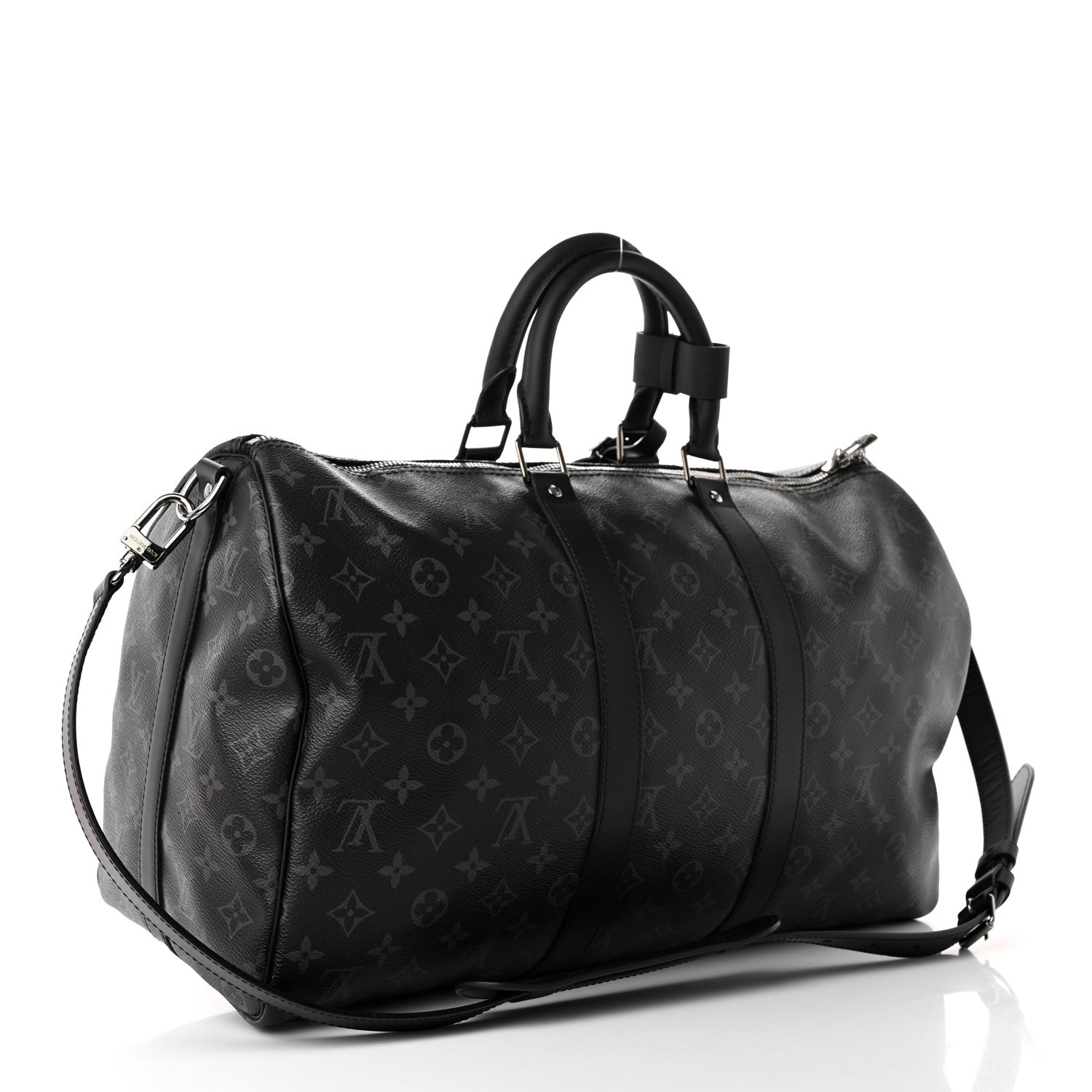 Louis Vuitton Monogram Eclipse Keepall Bandouliere 45 2 of 16