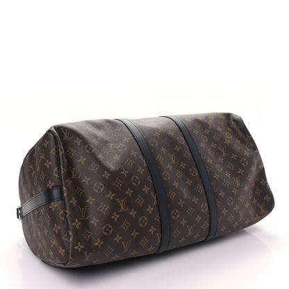 Louis Vuitton Monogram Macassar Keepall Bandouliere 55 3 of 6