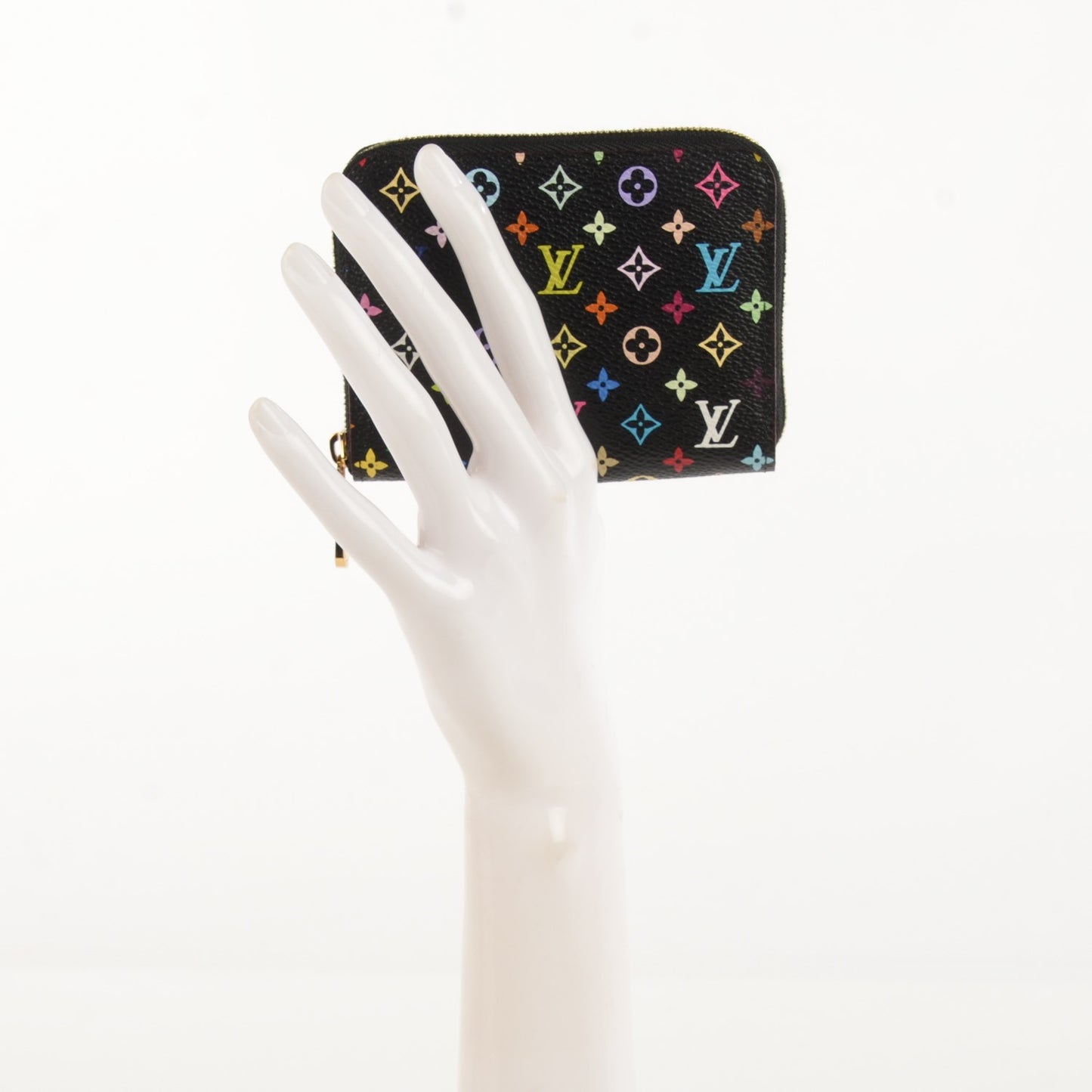 Monogram Multicolor Zippy Coin Purse Black Grenade