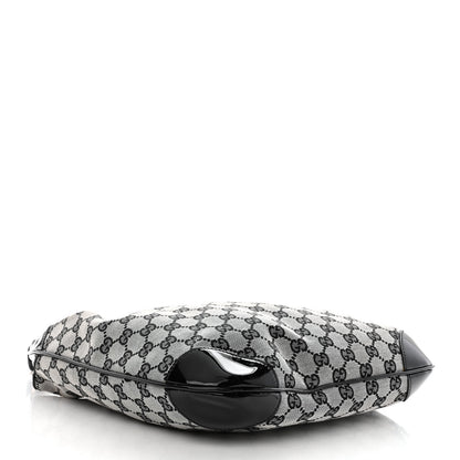 Gucci Monogram Classic Ring Hobo Blue 4 of 10