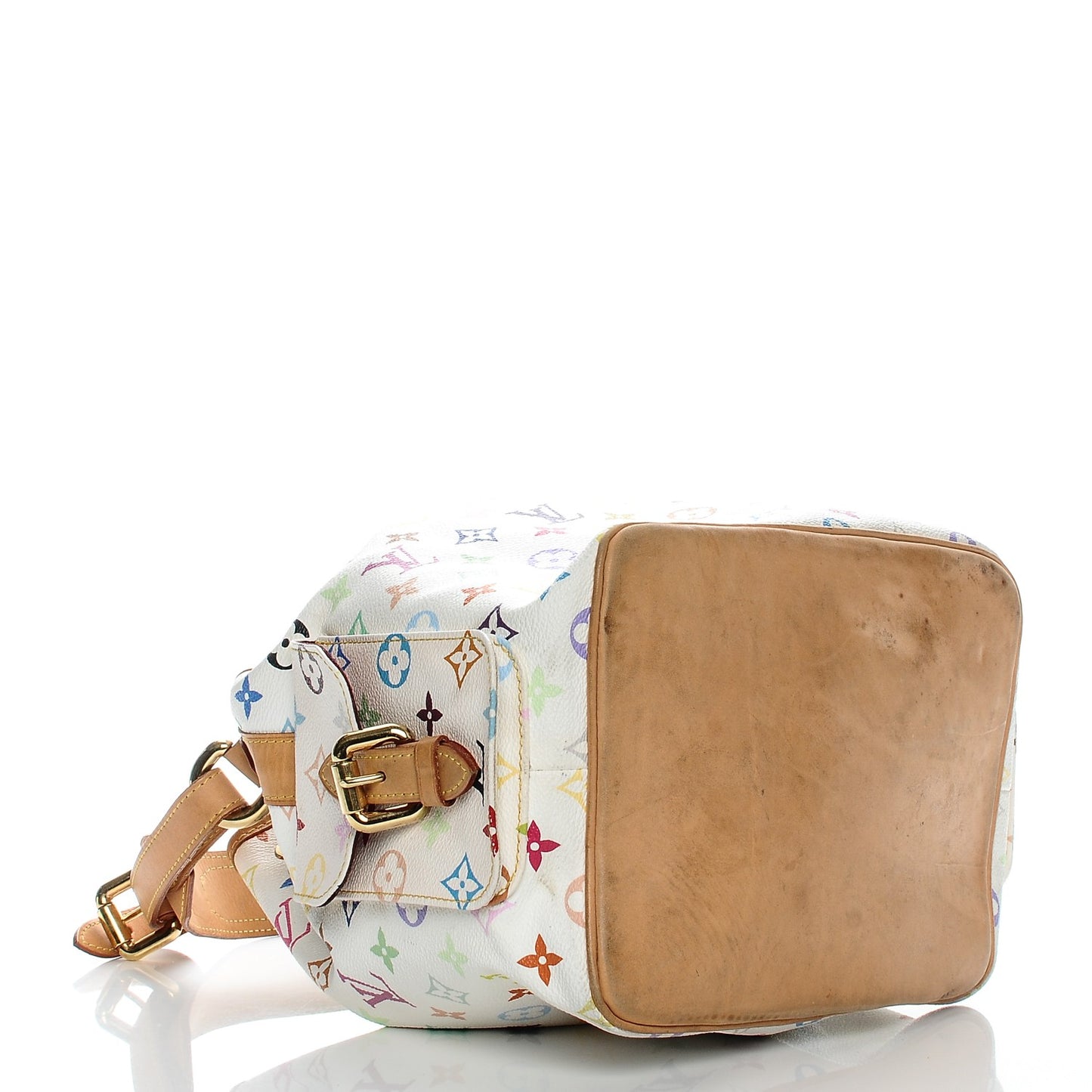 Monogram Multicolor Petit Noe White
