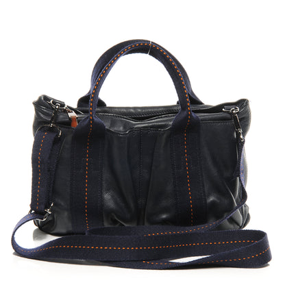 Hermes Swift Leather Caravane Horizontal PM Bleu Abysse 1 of 6