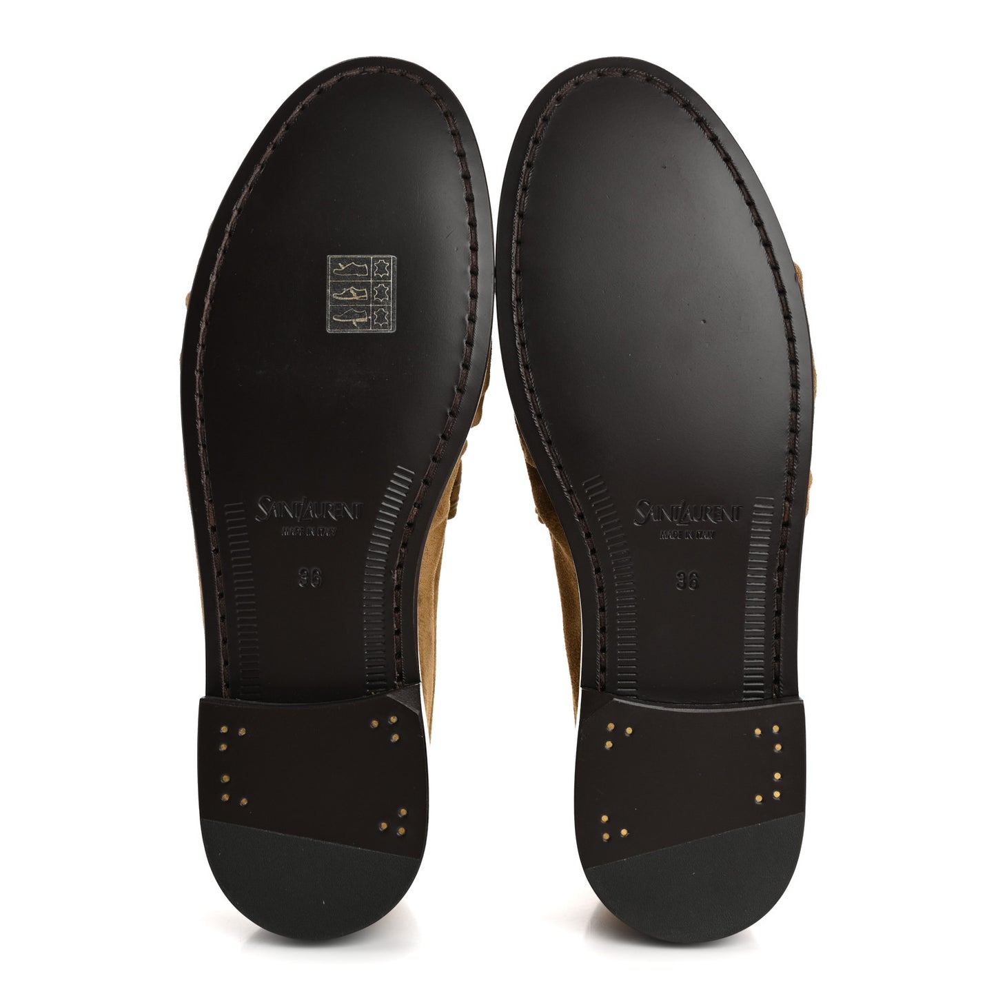 Suede Le Loafer 15 Penny Slippers 36 Cuoio