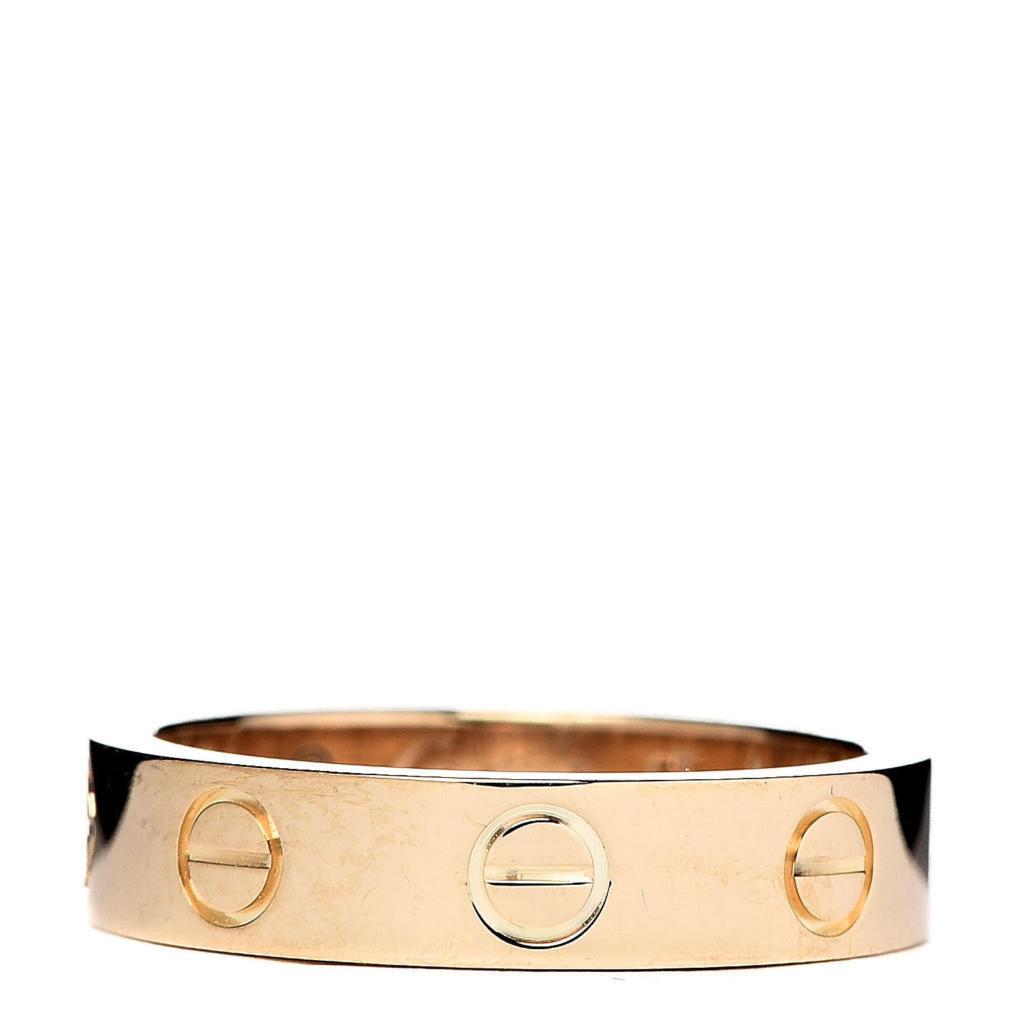 Cartier 18K Yellow Gold Diamond 4mm LOVE Wedding Band Ring 47 4 3 of 4