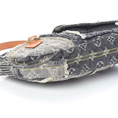 Louis Vuitton Denim Patchwork Pouchy Grey 8 of 9