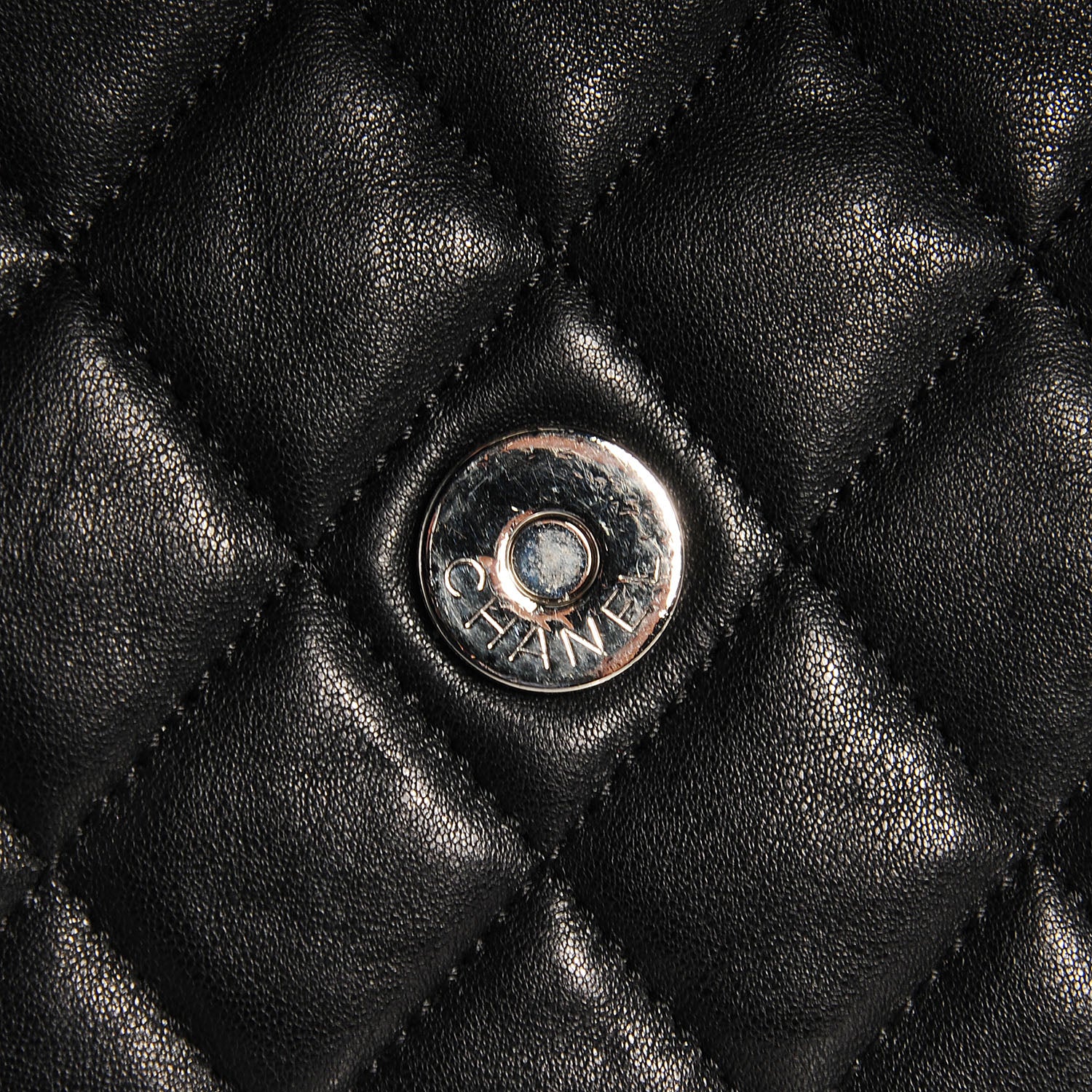 Chanel Lambskin Chain Around Maxi Flap Bag Black 8 of 8