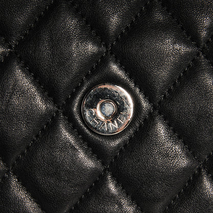 Chanel Lambskin Chain Around Maxi Flap Bag Black 8 of 8