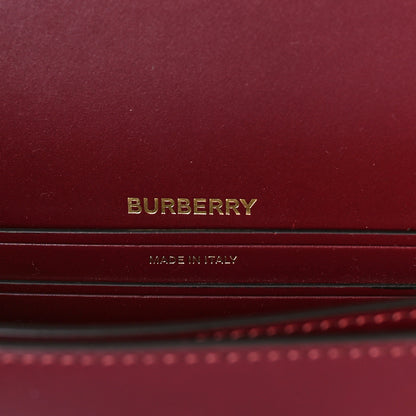 Burberry Calfskin Small Olympia Shoulder Bag Burgundy 6 of 8