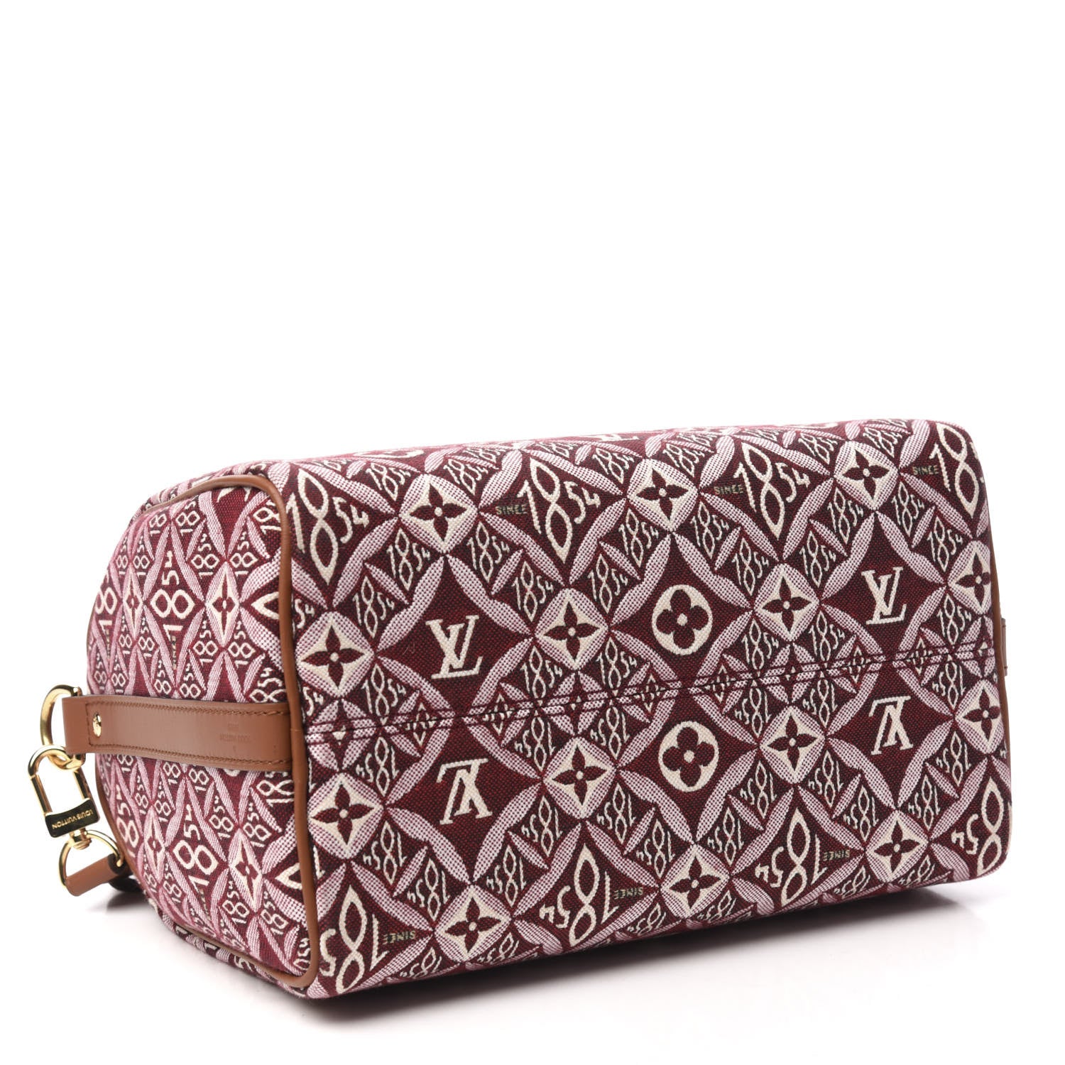 Louis Vuitton Jacquard Since 1854 Speedy Bandouliere 25 Bordeaux 4 of 12