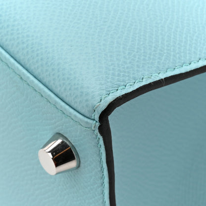 Hermes Epsom Kelly Sellier 28 Bleu Atoll 12 of 12