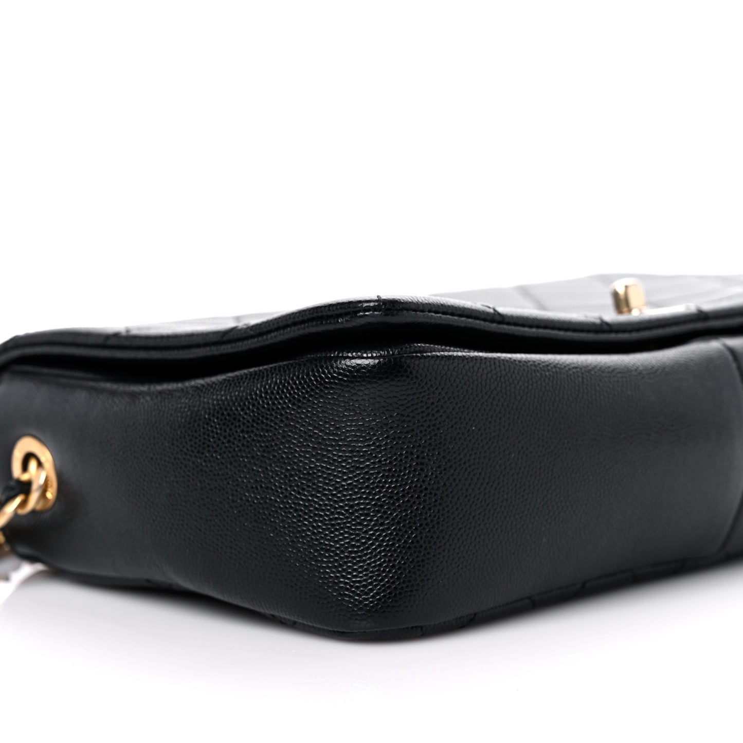 Caviar Quilted Medium Fashion Therapy Flap Bag Black