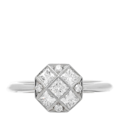 Tiffany Platinum Diamond Mosaic Ring 52 6 1 of 5