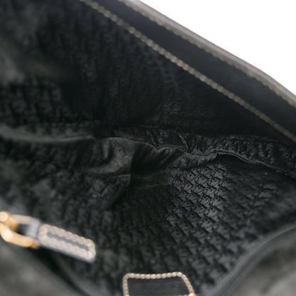 Christian Dior Calfskin Baudrier Saddle Bag Black 5 of 11
