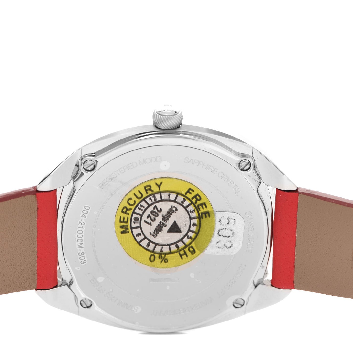 Stainless Steel Calfskin 34mm Momento Date Quartz Watch