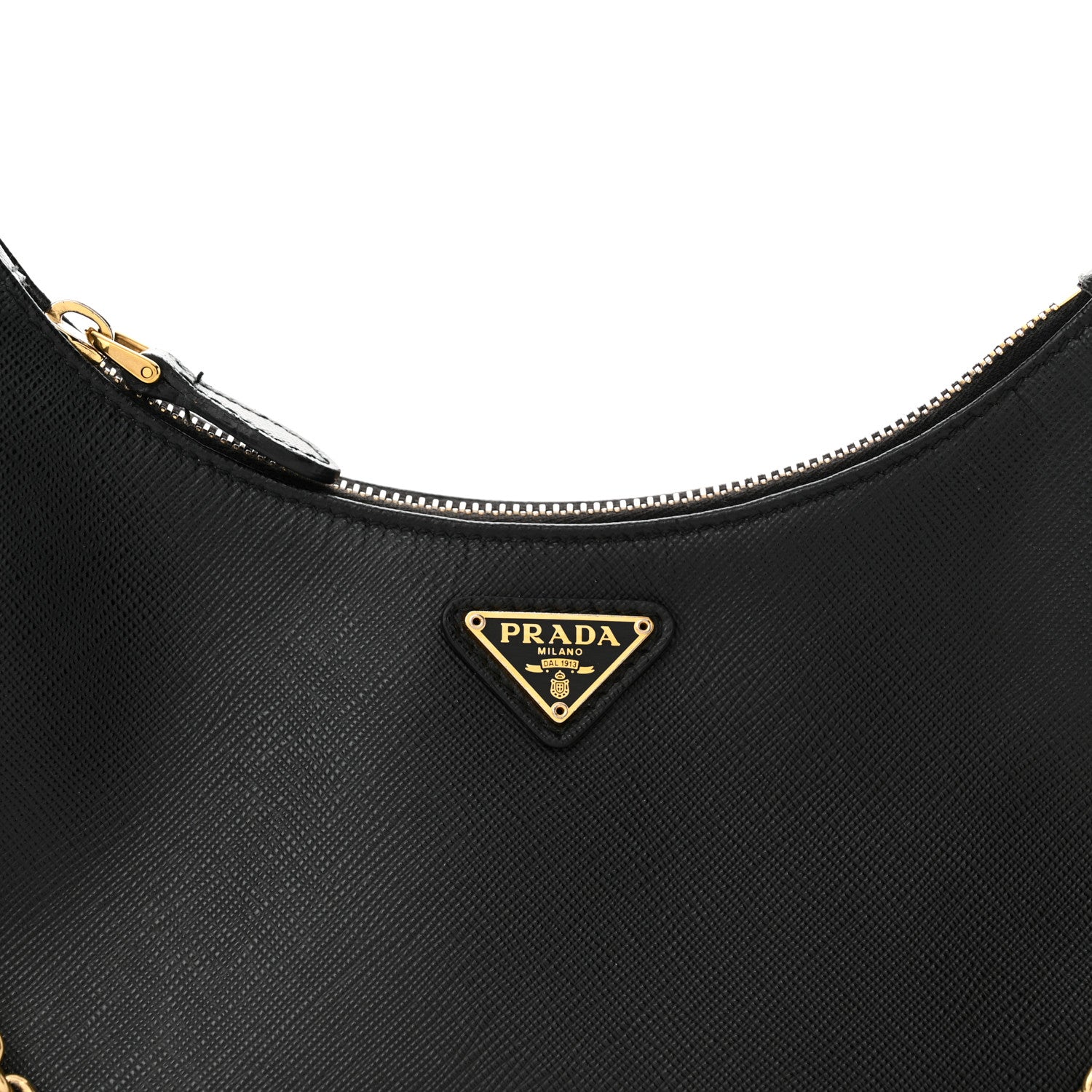 Prada Saffiano Lux Re-Edition 2005 Shoulder Bag Black 8 of 14