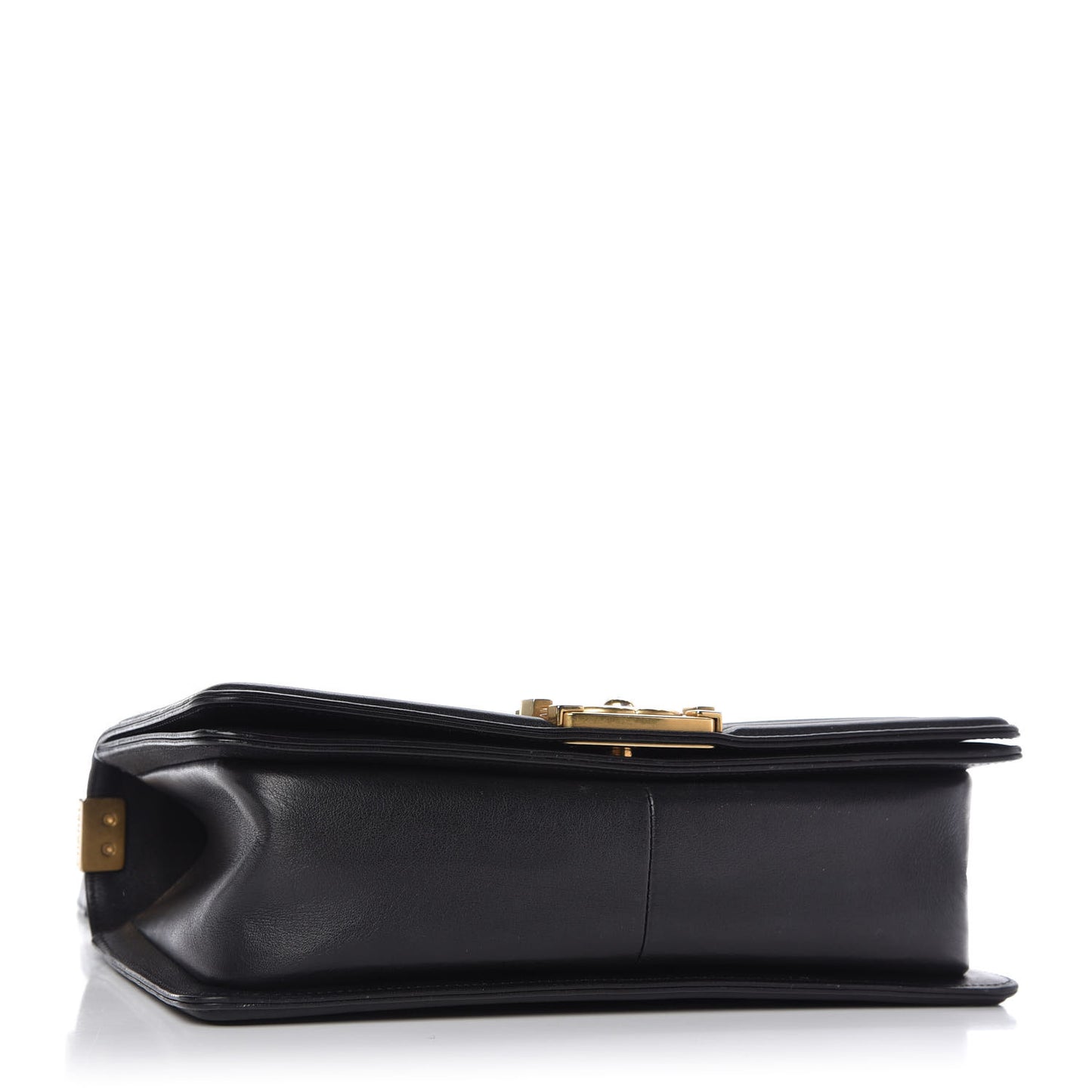 Lambskin Quilted Medium Boy Flap Black