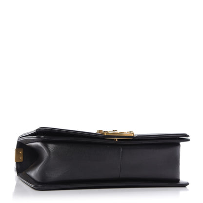 Chanel Lambskin Quilted Medium Boy Flap Black 4 of 10