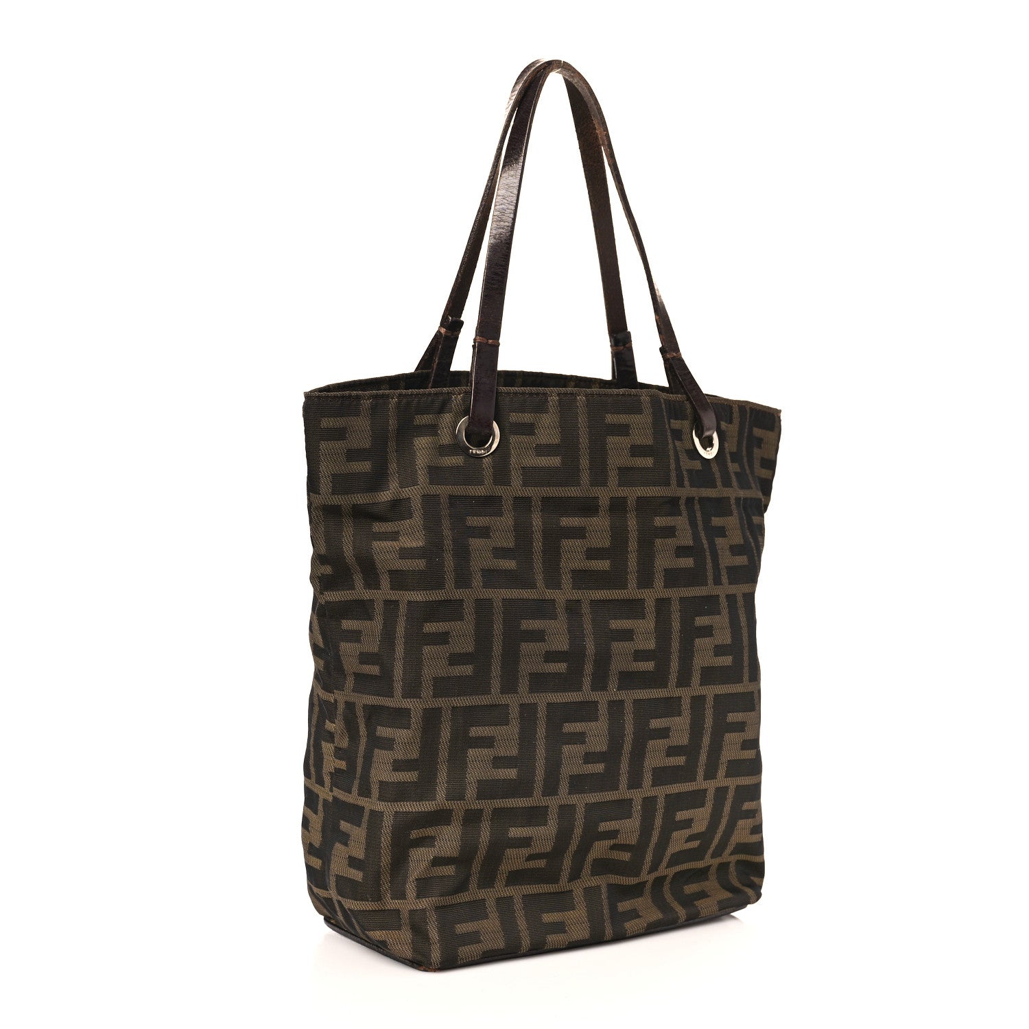 Fendi Zucca Mini Tote Tobacco 3 of 11