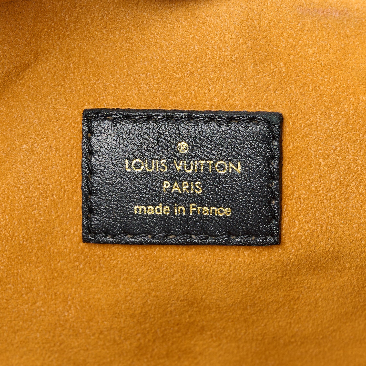 Louis Vuitton Lambskin Embossed Monogram Coussin MM Black 8 of 11