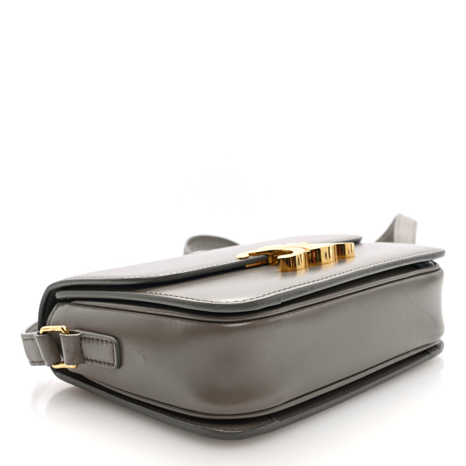 Celine Shiny Calfskin Teen Triomphe Pebble 4 of 13